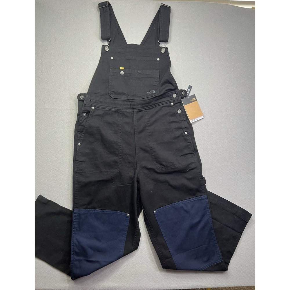 The North Face Field Overalls Womens Medium TNF Black Summit Navy Relaxed Fit - Picture 4 of 13